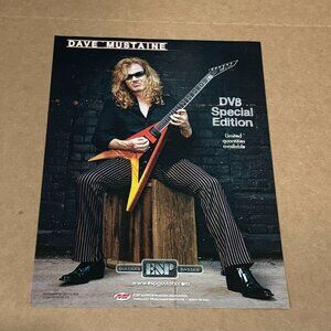 Dave Mustaine of Megadeth - ESP Guitars - 2004 Print Advertisement